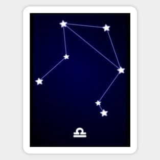 Libra Constellation Sticker